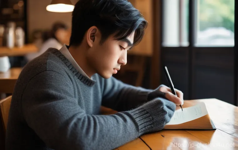 학생들에게 인기 있는 방한 장갑 - A charming outdoor scene on a sunny winter afternoon featuring a Japanese female college student sit...